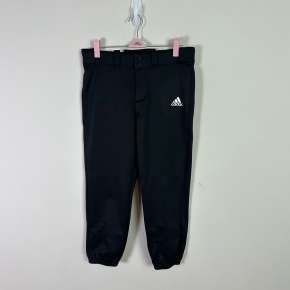 Adidas Women Climalite Black Softball Pants Size Small - Picture 1 of 8